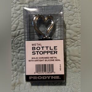 Prodyne Silver Heart Bottle Stopper